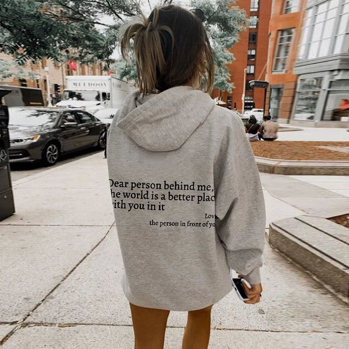 Liebe Person hinter mir | Kapuzenpullover